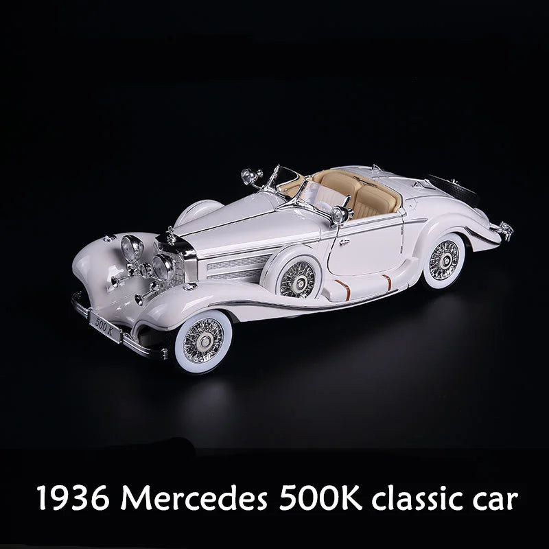 Maisto 1:18 Mercedes-Benz 300 SLR car Alloy Retro Car Model Classic Car Model Car Decoration Collection gift