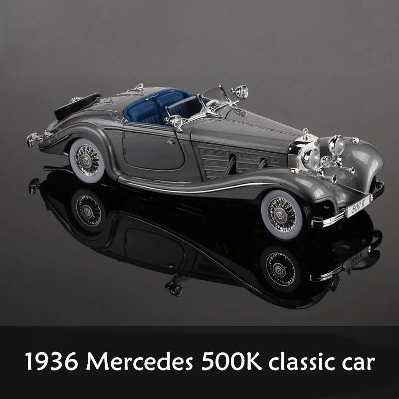 Maisto 1:18 Mercedes-Benz 300 SLR car Alloy Retro Car Model Classic Car Model Car Decoration Collection gift