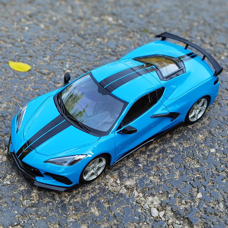 Maisto 1:18 2020 Chevrolet Corvette C8 Simulated Sports Car Alloy Retro Car Model Classic Car Model Car Decoration Collection