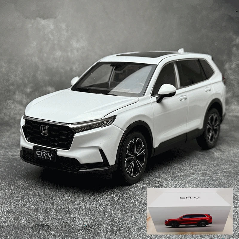 1:18 2024 HONDA CR-V CRV SUV Alloy Car Model Diecast Metal Vehicle Car Model Simulation Collection Childrens Toy Gift Decoration