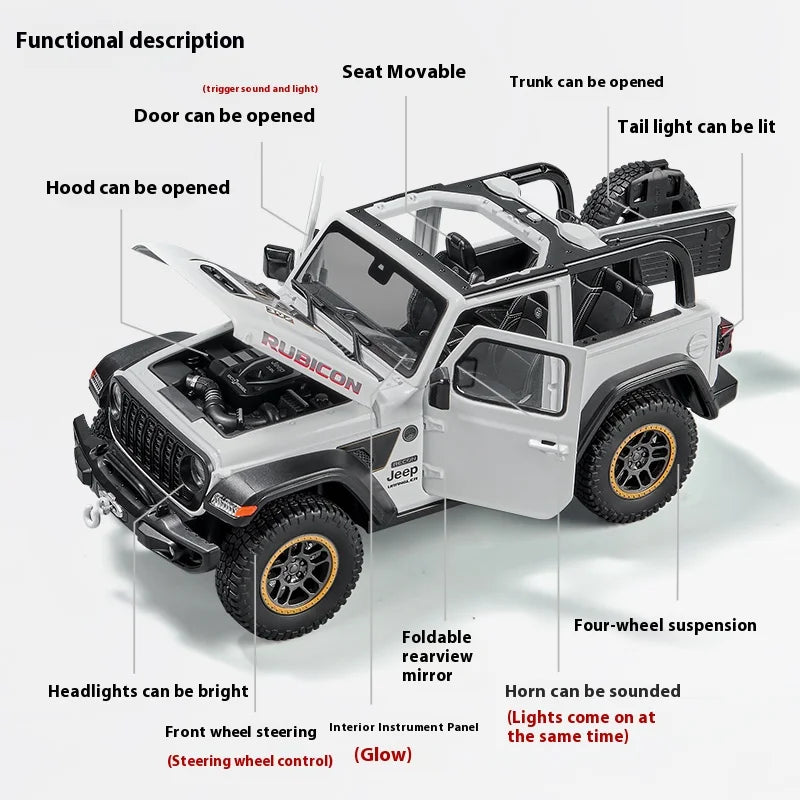 1:18 Jeep Wrangler Rubicon