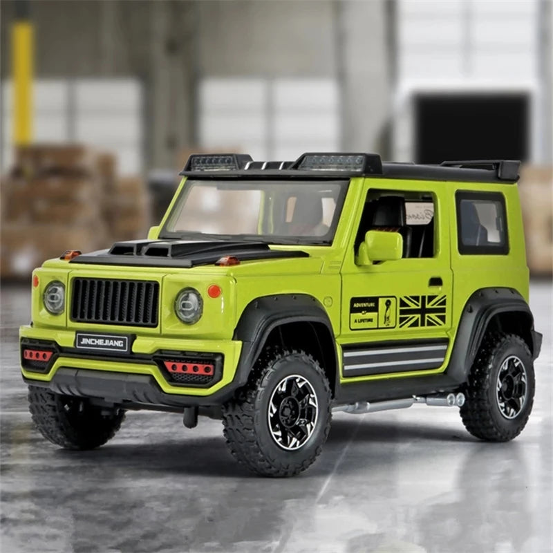 New 1:18 Jimnys SUV Alloy Car Diecasts Model Toy Vehicle Sound And Light Large Size Off-Road Metal Car Simulation Gifts Toys Boy