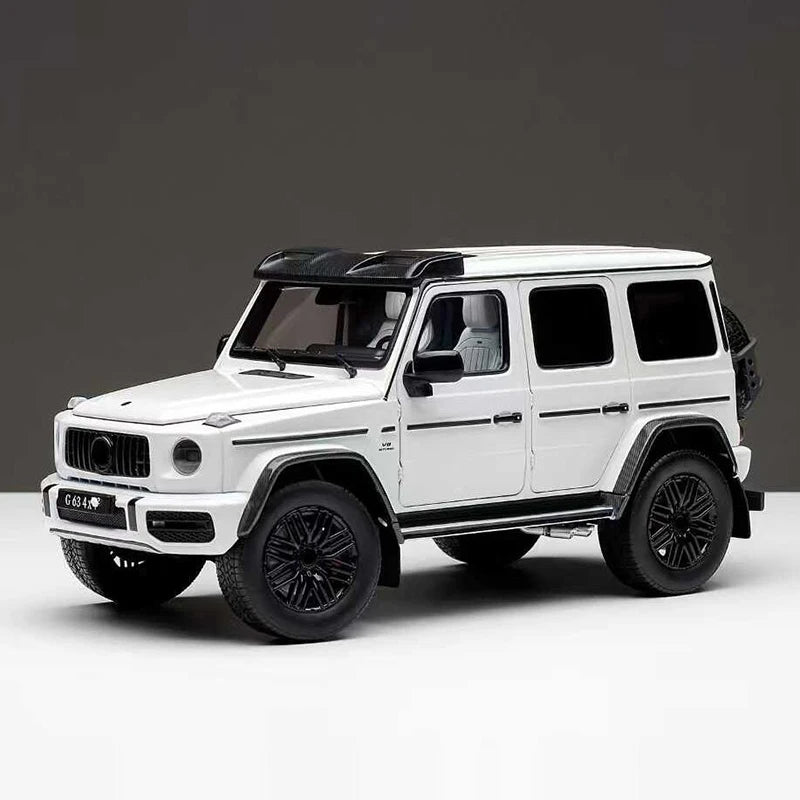 Iscale factory 1:18 G63 4X4 alloy car model, large G car model