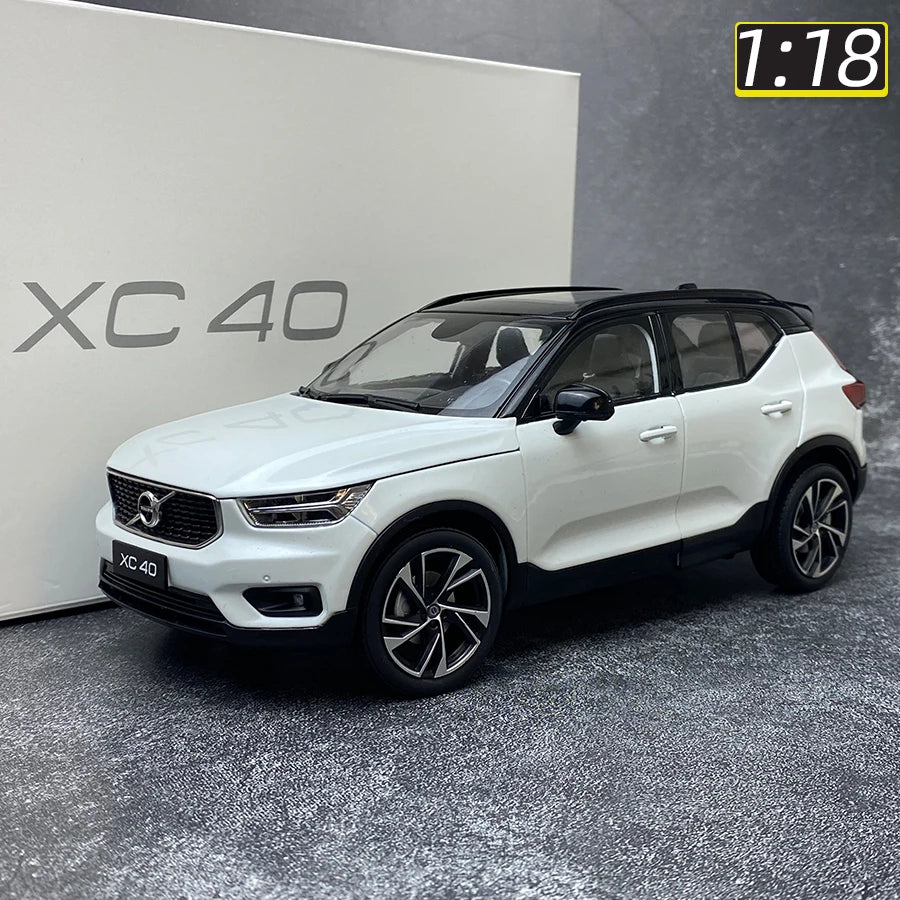Diecast model 1:18 scale new XC60 XC40 XC90 S90 alloy car model SUV sedan static display collection