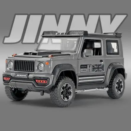New 1:18 Jimnys SUV Alloy Car Diecasts Model Toy Vehicle Sound And Light Large Size Off-Road Metal Car Simulation Gifts Toys Boy