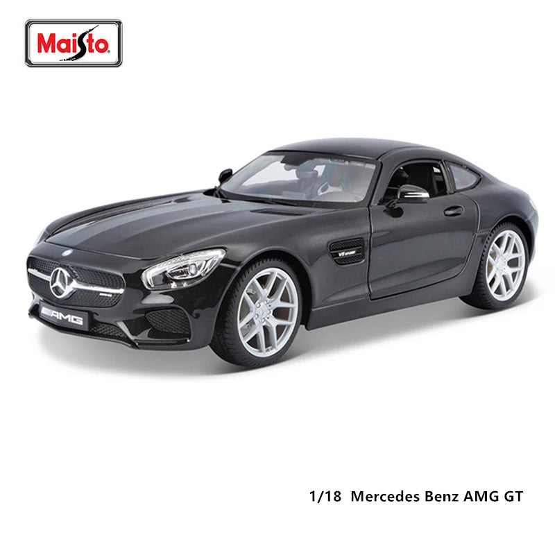 Maisto 1:18 Mercedes-Benz 300 SLR car Alloy Retro Car Model Classic Car Model Car Decoration Collection gift