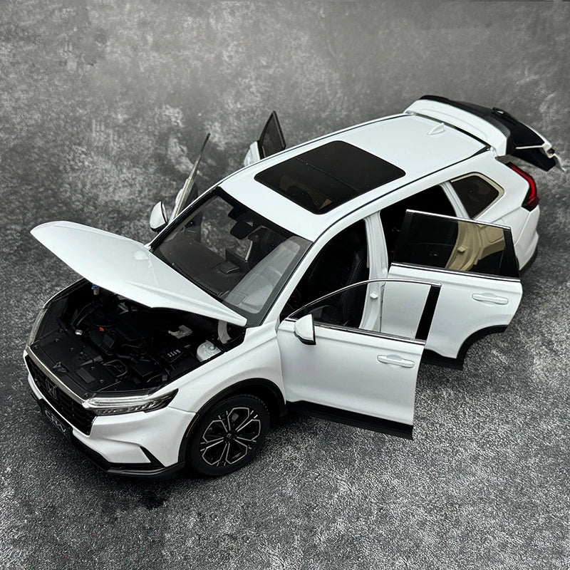 1:18 2024 HONDA CR-V CRV SUV Alloy Car Model Diecast Metal Vehicle Car Model Simulation Collection Childrens Toy Gift Decoration