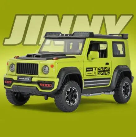 New 1:18 Jimnys SUV Alloy Car Diecasts Model Toy Vehicle Sound And Light Large Size Off-Road Metal Car Simulation Gifts Toys Boy