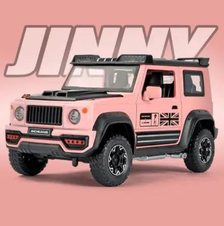 New 1:18 Jimnys SUV Alloy Car Diecasts Model Toy Vehicle Sound And Light Large Size Off-Road Metal Car Simulation Gifts Toys Boy