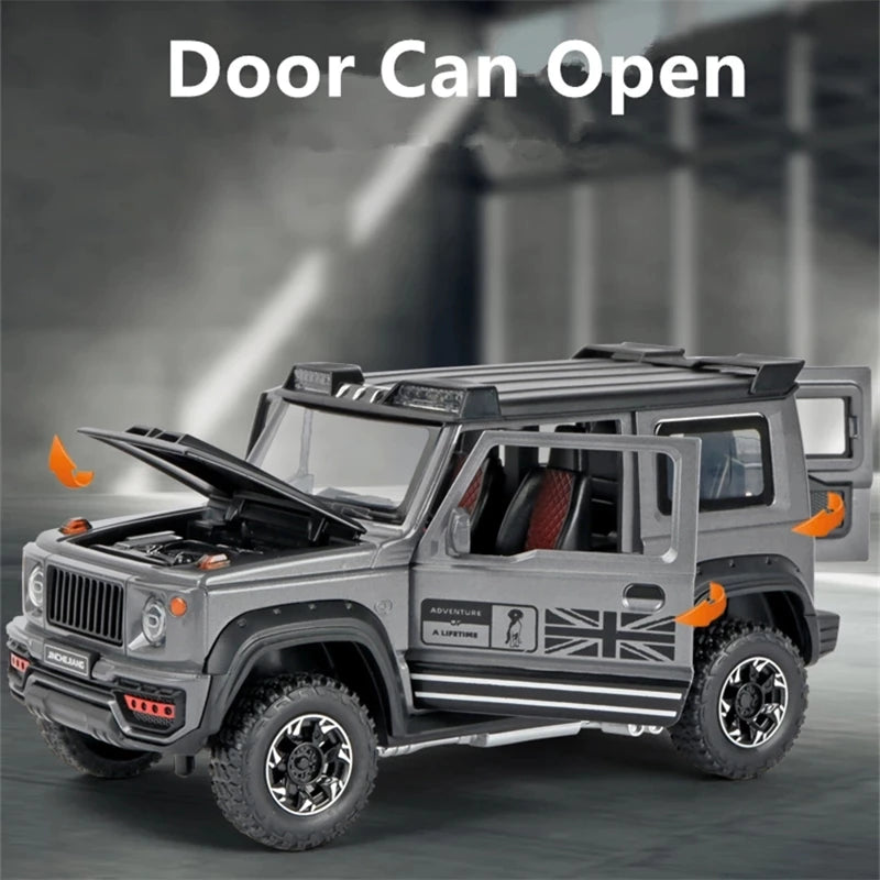 New 1:18 Jimnys SUV Alloy Car Diecasts Model Toy Vehicle Sound And Light Large Size Off-Road Metal Car Simulation Gifts Toys Boy