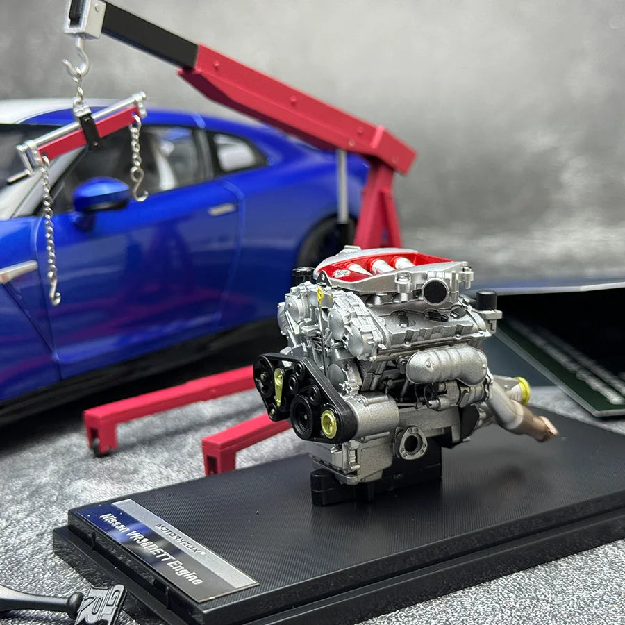 MOTORHELIX 1:18 FOR Nissan GT-R(R35) 50th anniversary edition Car model Static ornament Send to a friend Holiday gift