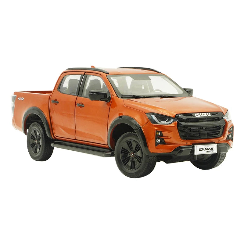 Diecast 1/18 Scale ISUZU D-MAX Pickup 2023 Model Alloy Car Model Toys for Boys Gift
