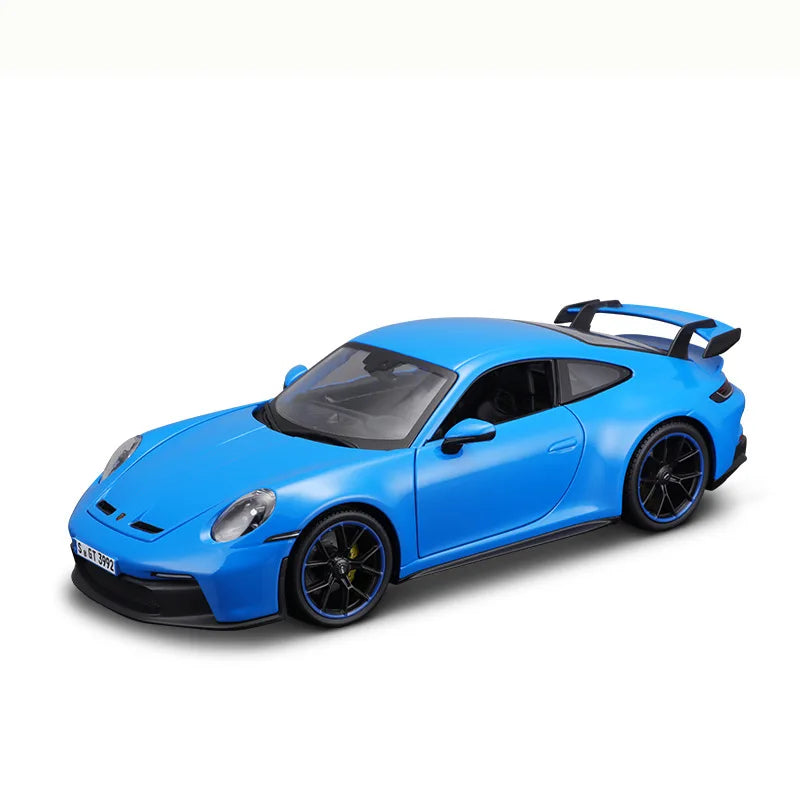 Maisto 1:18 2022 Porsche 911 Gt3 Red Die Casting Alloy Car Model Collection Static Ornament Male Power Control Car Toy Gift