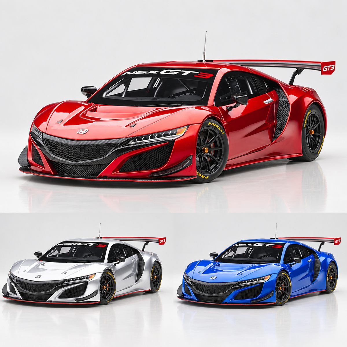 Honda NSX GT3 (2018) – 1:18 Diecast Model – studio product view