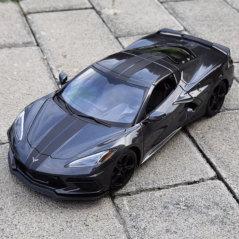Maisto 1:18 2020 Chevrolet Corvette C8 Simulated Sports Car Alloy Retro Car Model Classic Car Model Car Decoration Collection