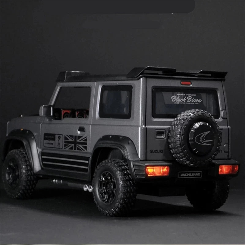 New 1:18 Jimnys SUV Alloy Car Diecasts Model Toy Vehicle Sound And Light Large Size Off-Road Metal Car Simulation Gifts Toys Boy