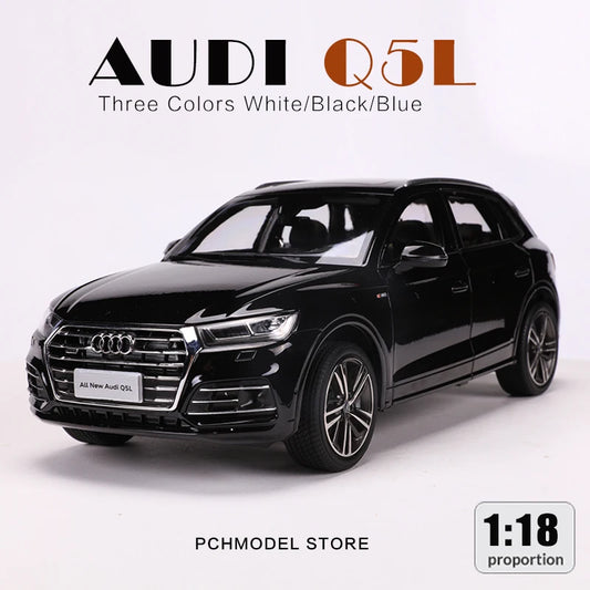 1:18 Original 2018 Q5L Diecast  Alloy Car Model For Three Colors Black White Blue