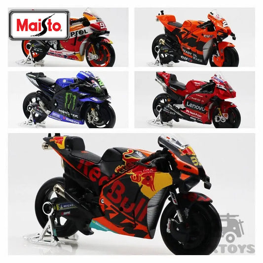 Maisto 1:18 2021 Yamaha Ducati Diecast Moto Motorcycle Racing
