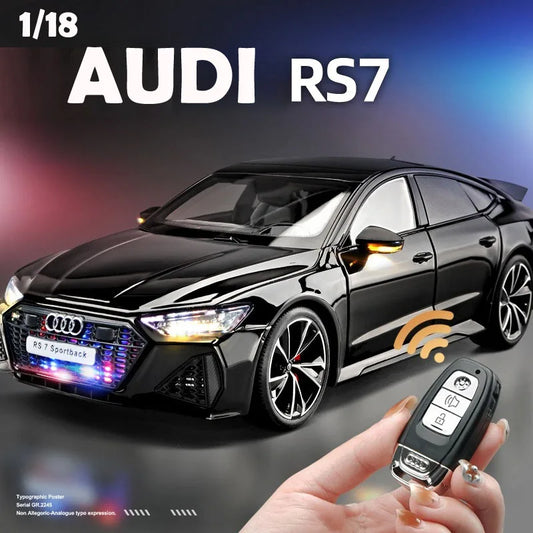 Official Licensed 1:18 AUDI RS7 Sportback Alloy Car Model Collectibles Miniature Voiture Home Decor Boyfriend Birthday Gift